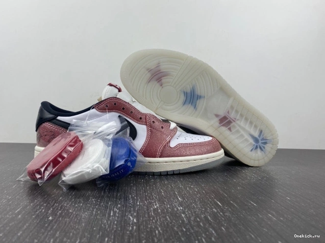 One Kick LOW TROPHY BLACK' JORDAN OG FN0432-017 1 ROOM AIR X 'RED 0803